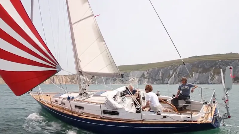Contessa 32 sailing footage