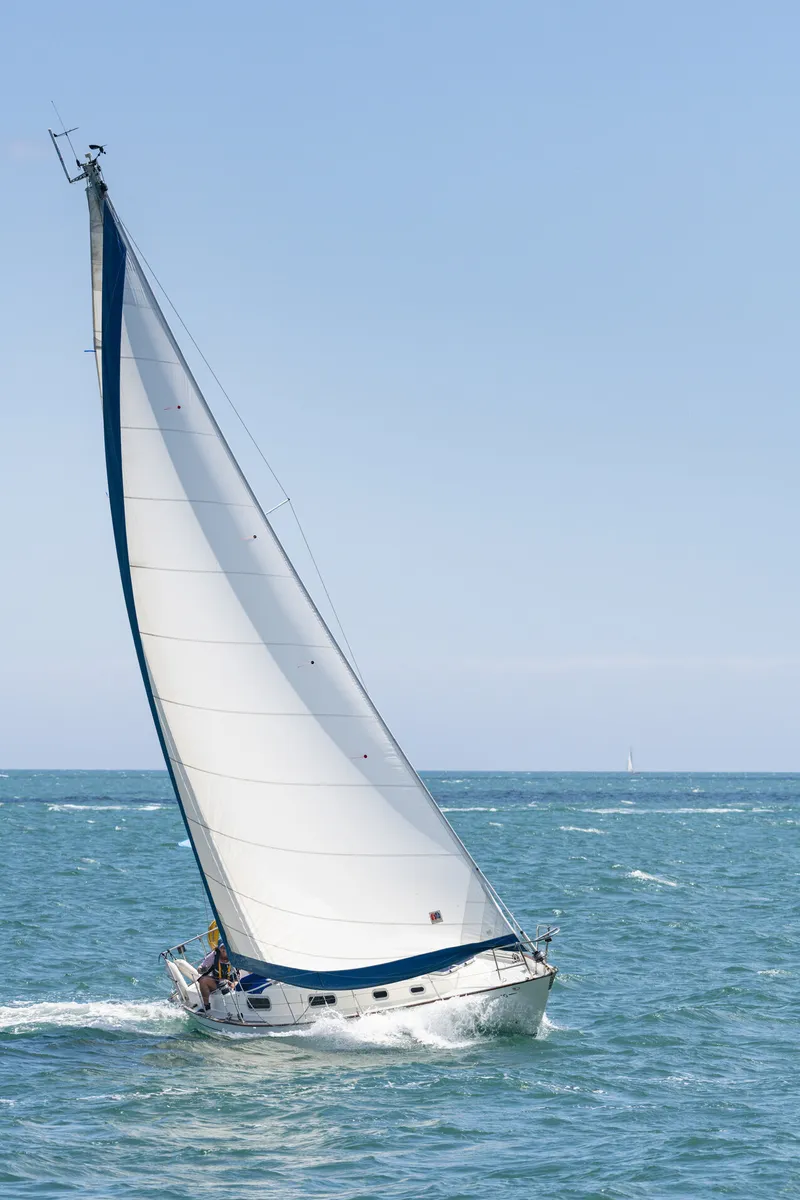 Liamar sailing in the Solent